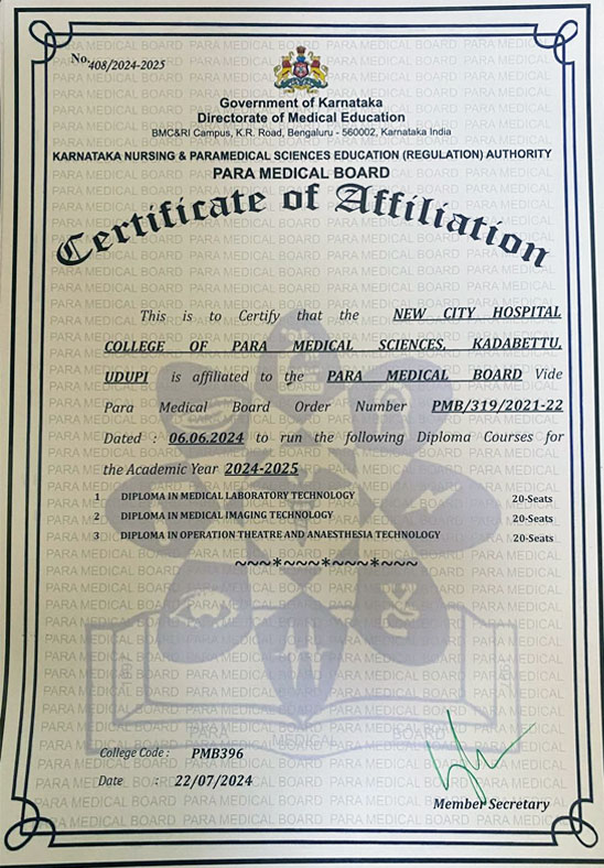 Certificate of Affiliation